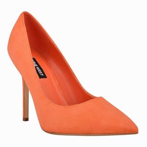 Nine West Bliss Pointy Toe Pumps - Orange - Ireland (ZL9260537)